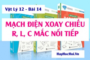 Mạch điện xoay chiều R, L, C mắc nối tiếp, hiện tượng cộng hưởng điện và bài tập - Vật lý 12 bài 14